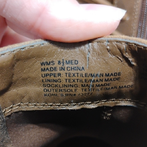 Candie's Women's Brown Ankle Boots Sz.8.5 Gently Worn #46 CRATE - Picture 8 of 9